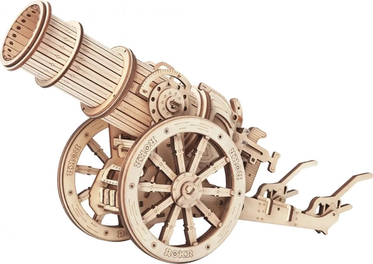 Rokr 3D drewniane mechaniczne puzzle – oblężnicza armata
