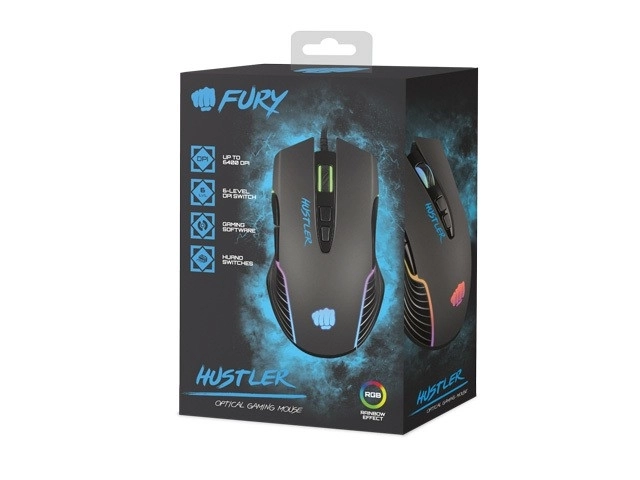 Mysz do Gier Hustler z Podświetleniem RGB