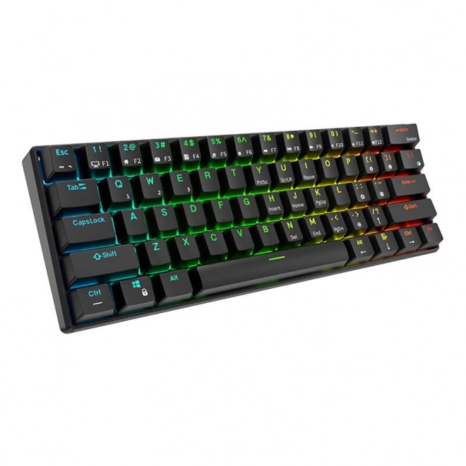 Mechaniczna klawiatura Royal Kludge RK61 RGB z czerwonymi przełącznikami