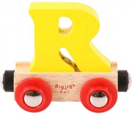Bigjigs Rail wagonik do drewnianej kolejki literka R