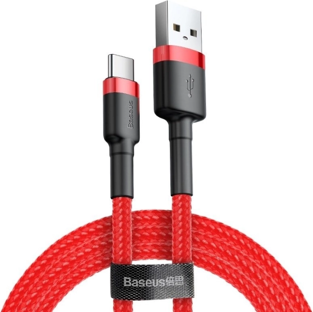 Baseus Cafule kabel USB-C 1m czerwony