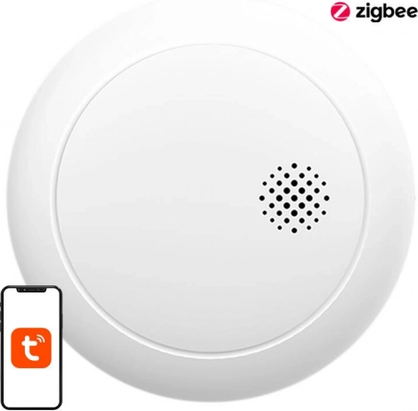 Optyczny czujnik dymu Zigbee HEIMAN z obsługą TUYA