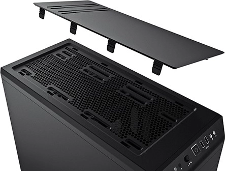 Regulowana górna pokrywa dla ciszy i wydajności