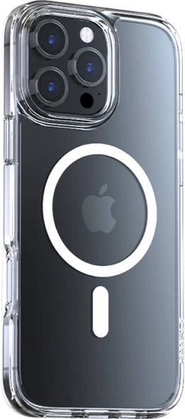 Torras Diamond‑Mag etui do iPhone 16 Pro przezroczyste