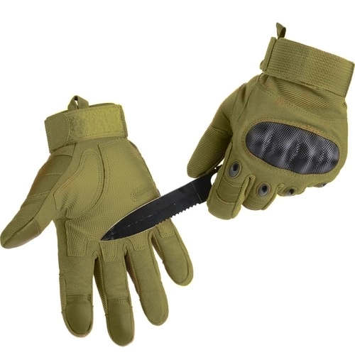 Taktyczne rękawice L khaki Trizand 21771