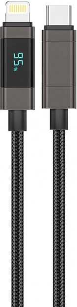 Foneng XS05 kabel USB‑C na Lightning z PD 27 W, 1,2 m, czarny