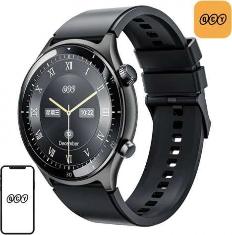 Inteligentny zegarek QCY S7 czarny