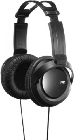 Pełnowymiarowe słuchawki JVC z dodatkowym basem, 40 mm, czarne
