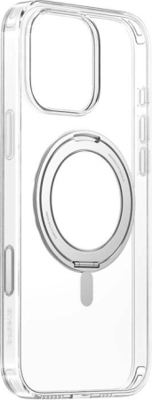 Magnetyczne przezroczyste etui ze stojakiem BASEUS SkyRing 360° do iPhone 16 Pro