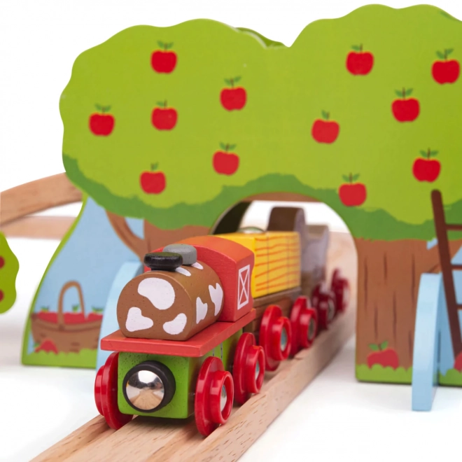 Bigjigs Rail Drewniana kolejka farma