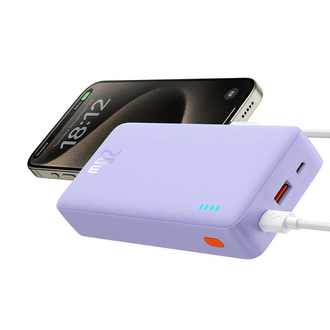 Baseus Airpow 20000mAh 20W powerbank (fioletowy)