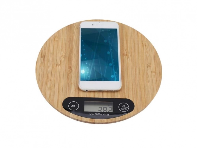 Bambusowa cyfrowa waga kuchenna do 5 kg