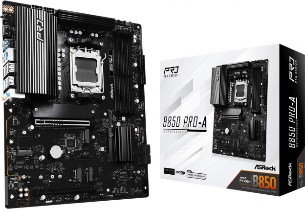 ASRock B850 PRO-A ATX płyta główna z obsługą DDR5 i gniazdem AM5