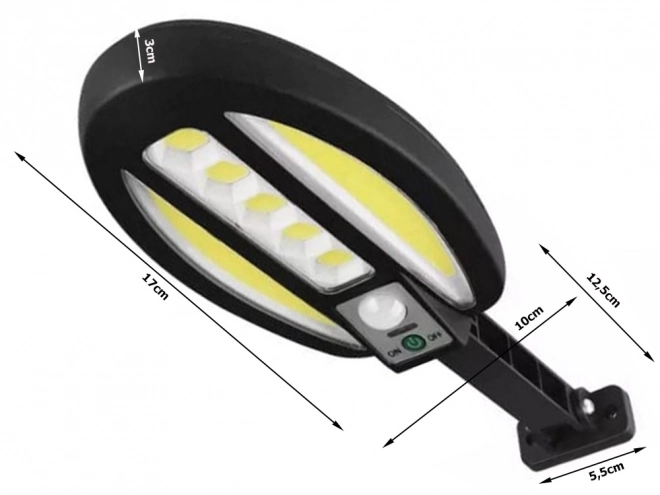Solarne światło LED z czujnikiem ruchu