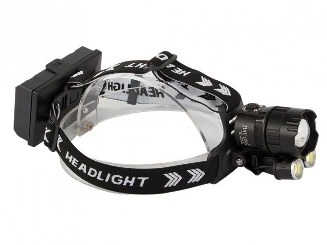 Profesjonalna latarka czołowa Bailong z LED CREE XHP160 i funkcją powerbanku