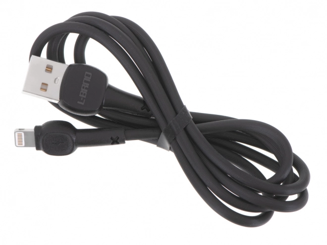 Czarny szybkoladujacy kabel Lightning