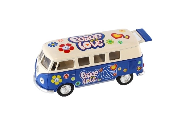 Autobus Kinsmart VW Klasyczny metal/plastik 13cm na napęd wsteczny