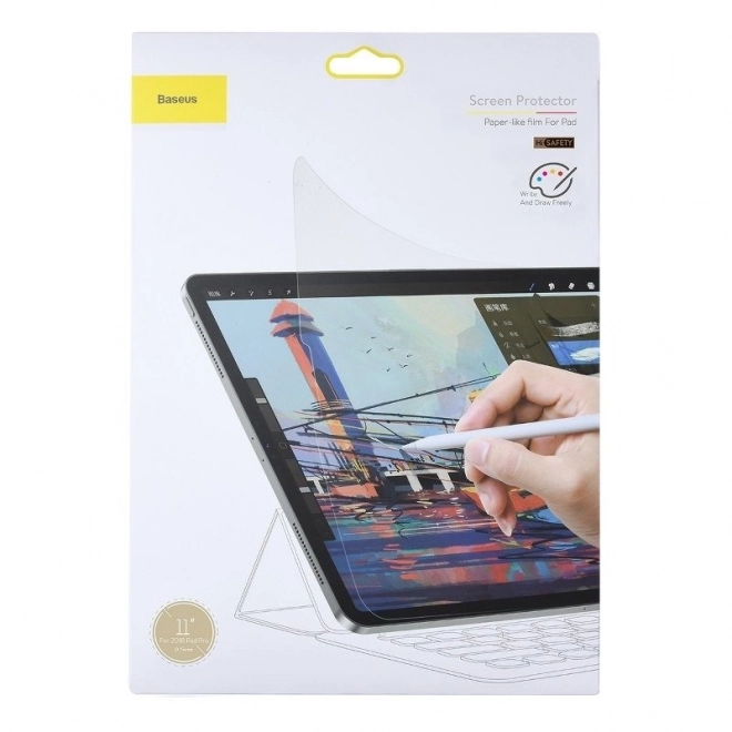 Baseus papierowo delikatna matowa folia na ekran do iPad Pro 11" 2018