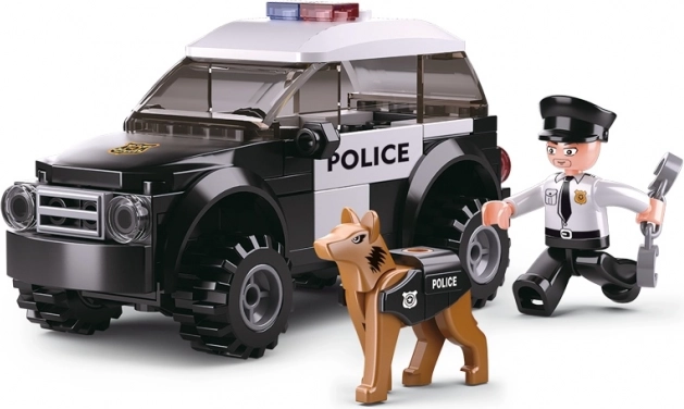 Sluban policja patrol z psem