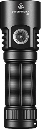 Kempingowa latarka SUPERFIRE 5000 lm z USB‑C i IP44