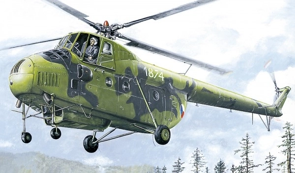 Model Śmigłowiec Mil Mi-4 w pudełku 34x19x5,5cm