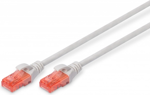 Kabel patchowy U/UTP kategorii 6, 3 m szary