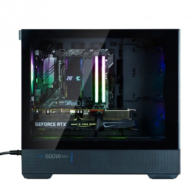 Obudowa P30 Air mATX Mini Tower z wentylatorami ARGB czarna