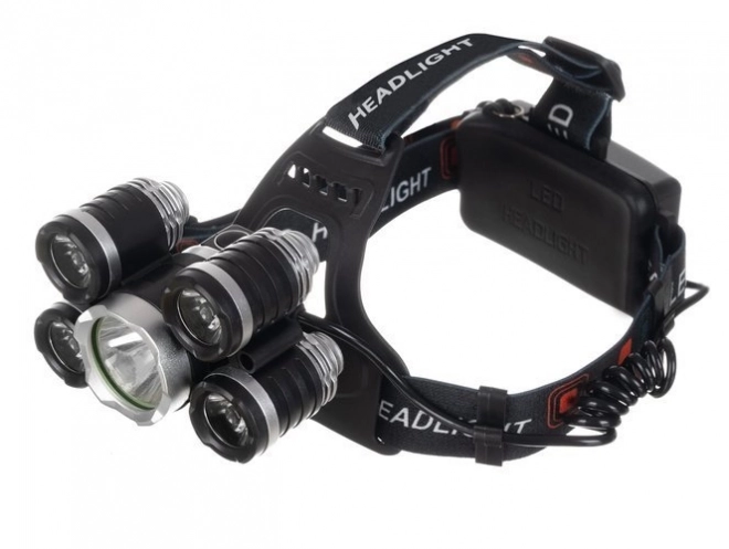 Czołówka 5 x LED T6 CREE