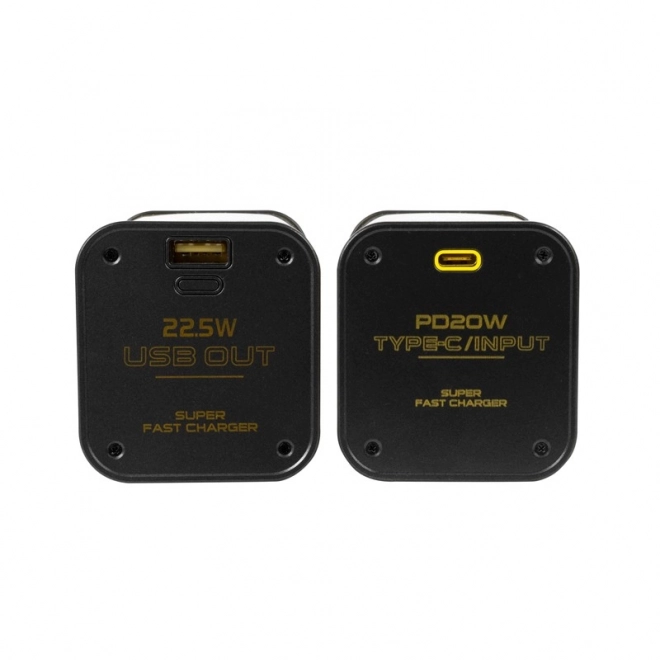 Powerbank z szybkim ładowaniem 20000 mAh z wbudowanym USB-C PD 20W i Lightning + USB-A QC3.0 22.5W