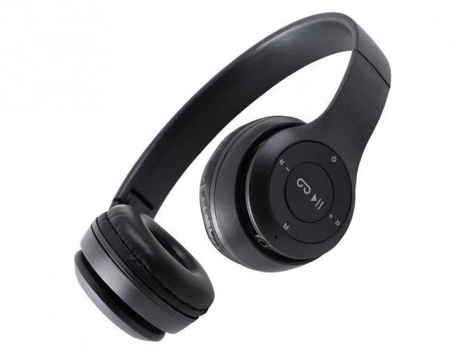 Bezprzewodowe słuchawki p47 bluetooth mikrofon mp3 – Czarne