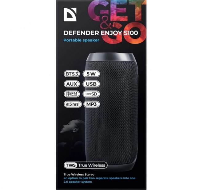 Głośnik Bluetooth ENJOY S100 czarny
