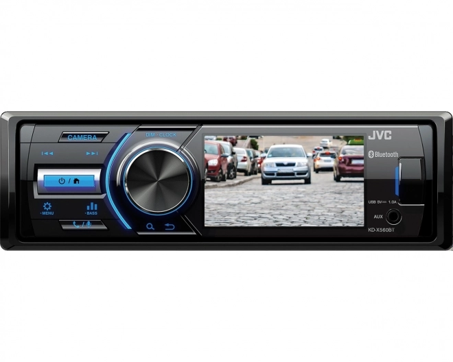 Radio samochodowe JVC z Bluetooth i monitorem