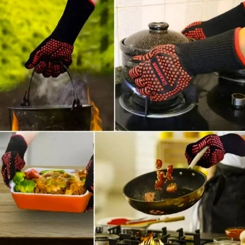 Ognioodporne rękawice do grillowania