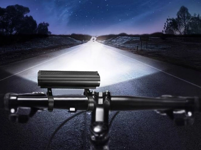 Zestaw lamp rowerowych LED z ładowaniem USB