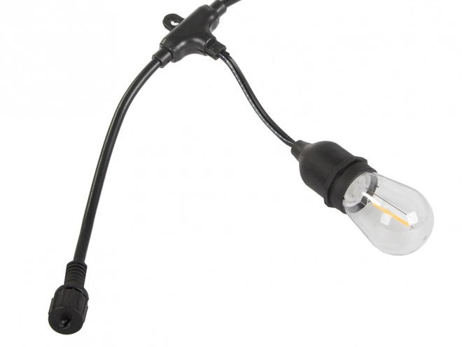 Ogrodowa świetlna girlanda GARDEN GIRL, 10 żarówek LED E27, 10 m, IP44