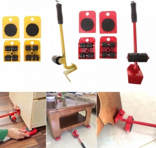 Zestaw do przenoszenia mebli 5w1 do 150 kg – Rolki