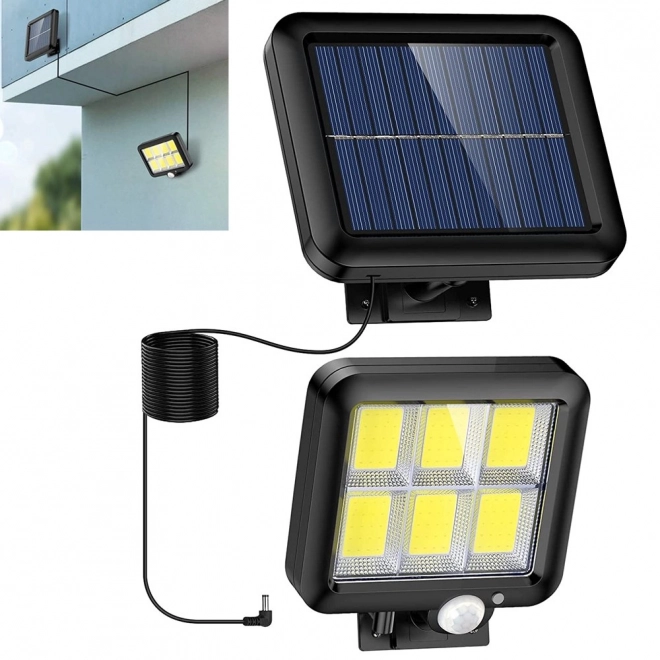 Lampa solarna z czujnikiem ruchu i zmierzchu 120 LED