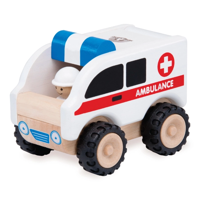 Wonderworld Drewniana mini karetka