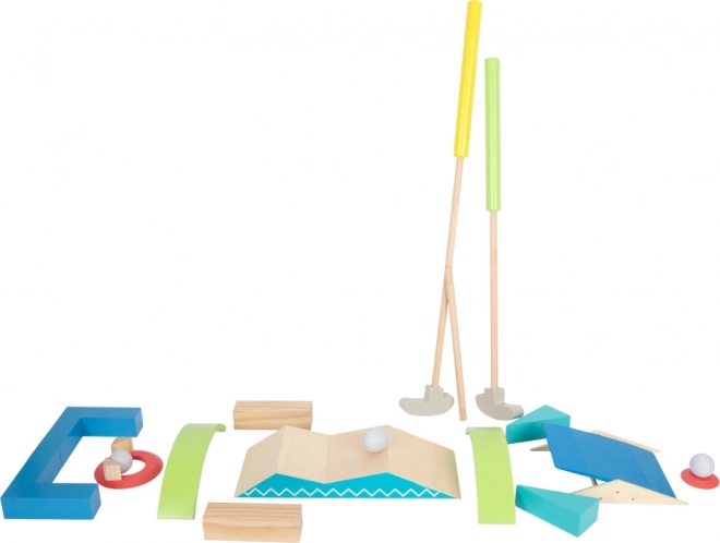 dziecięcy zestaw minigolfa small foot Active z drewna FSC
