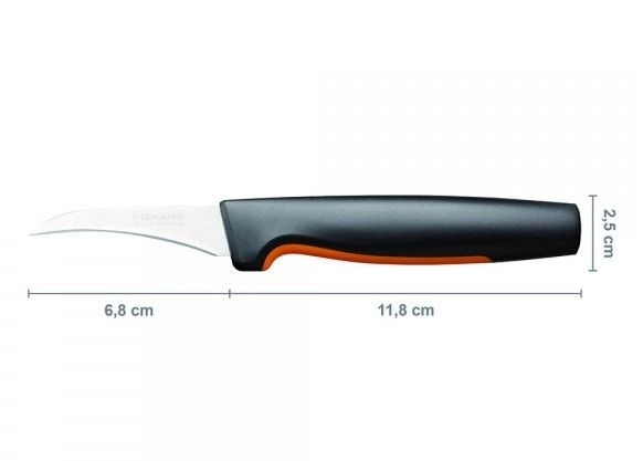 Zakrzywiony nóż do obierania Fiskars Functional Form 7 cm
