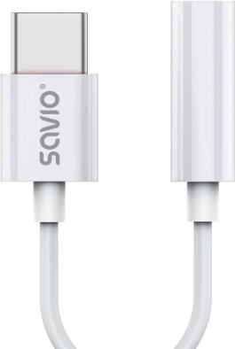 Adapter USB‑C na jack 3,5 mm z DAC SAVIO