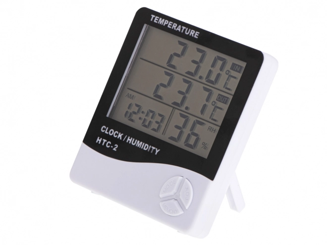 5 w 1 termometr, higrometr i zegar HTC