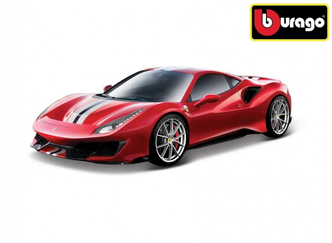 Bburago 1:24 Ferrari 488 Pista czerwony