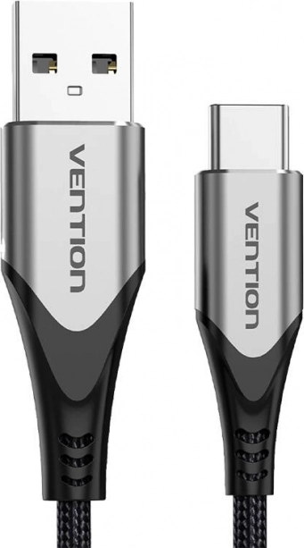 Kabel USB USB-A do USB-C Vention 0,5 m szary