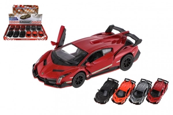 Auto Kinsmart Lamborghini Veneno metal/plastik 13cm z funkcją cofania