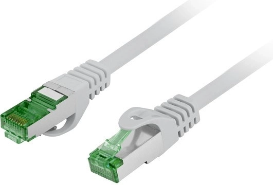 Kabel sieciowy Patchcord Cat.7 S/FTP LSZH CU 0,25 m szary