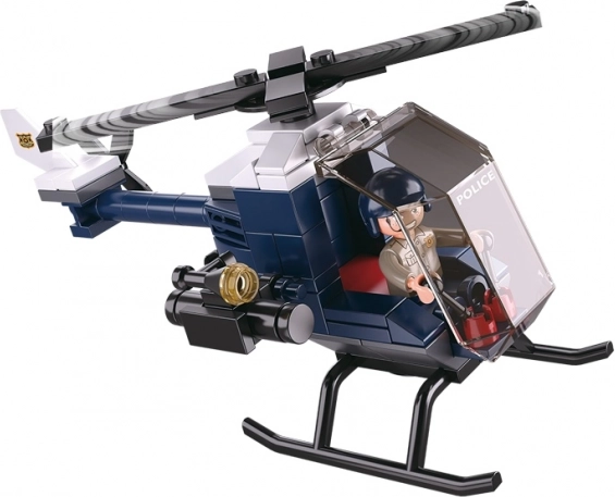 Sluban Policja 4w1 helikopter – mini zestaw konstrukcyjny
