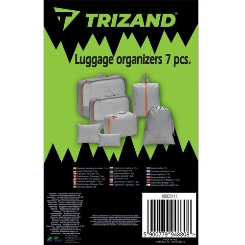Podróżny organizer do walizki - 7 sztuk Trizand 23111