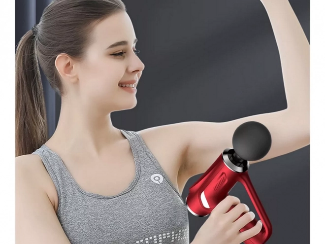Silna pistolet masujacy z 4 nasadkami