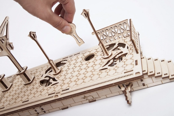 Ugears 3D puzzle - Dworzec kolejowy 196 części